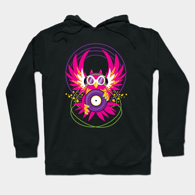 DJ Owl Hoodie by merumori